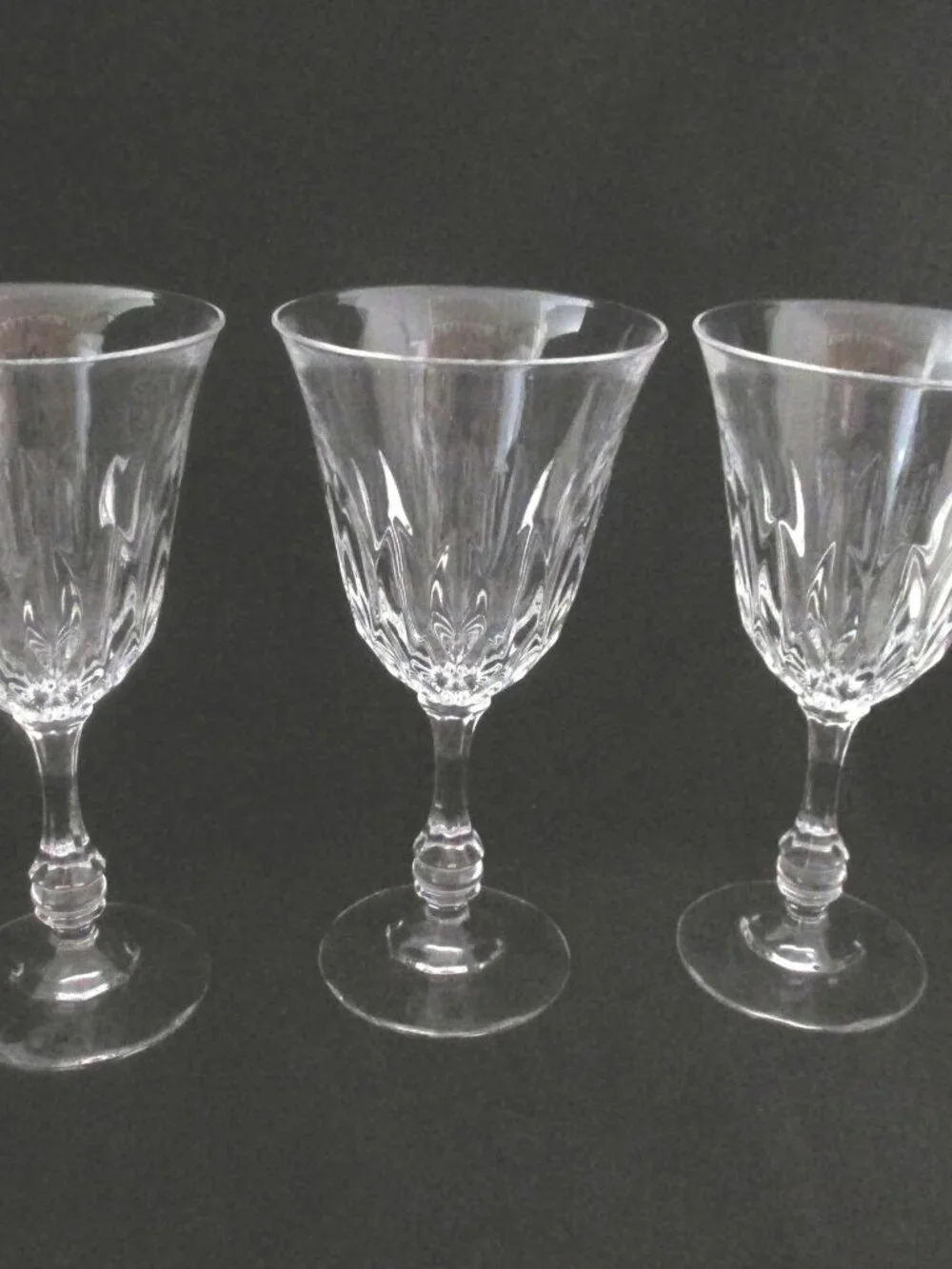Set of 3 - Water Kimberly Lead Crystal, Stem 2990 by Fostoria